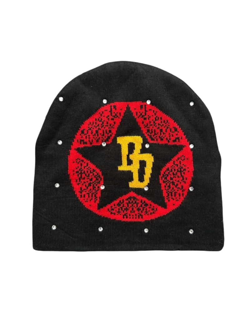 Star Fire Yellow DD* logo beanie
